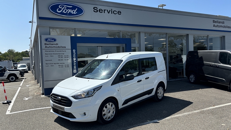 Ford Transit Connect 1.5 ECOBLUE 100 S&S FOURGON CABINE APPROFONDIE